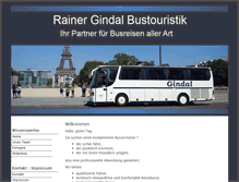 Tablet Screenshot of gindal.de